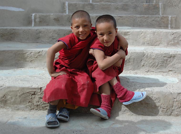 Young Monks in Ladakh
