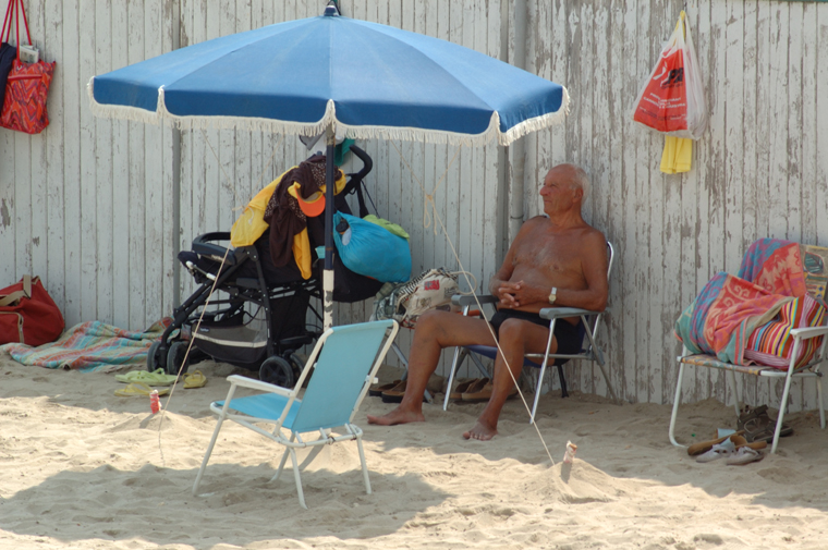 On the Beach in Italy